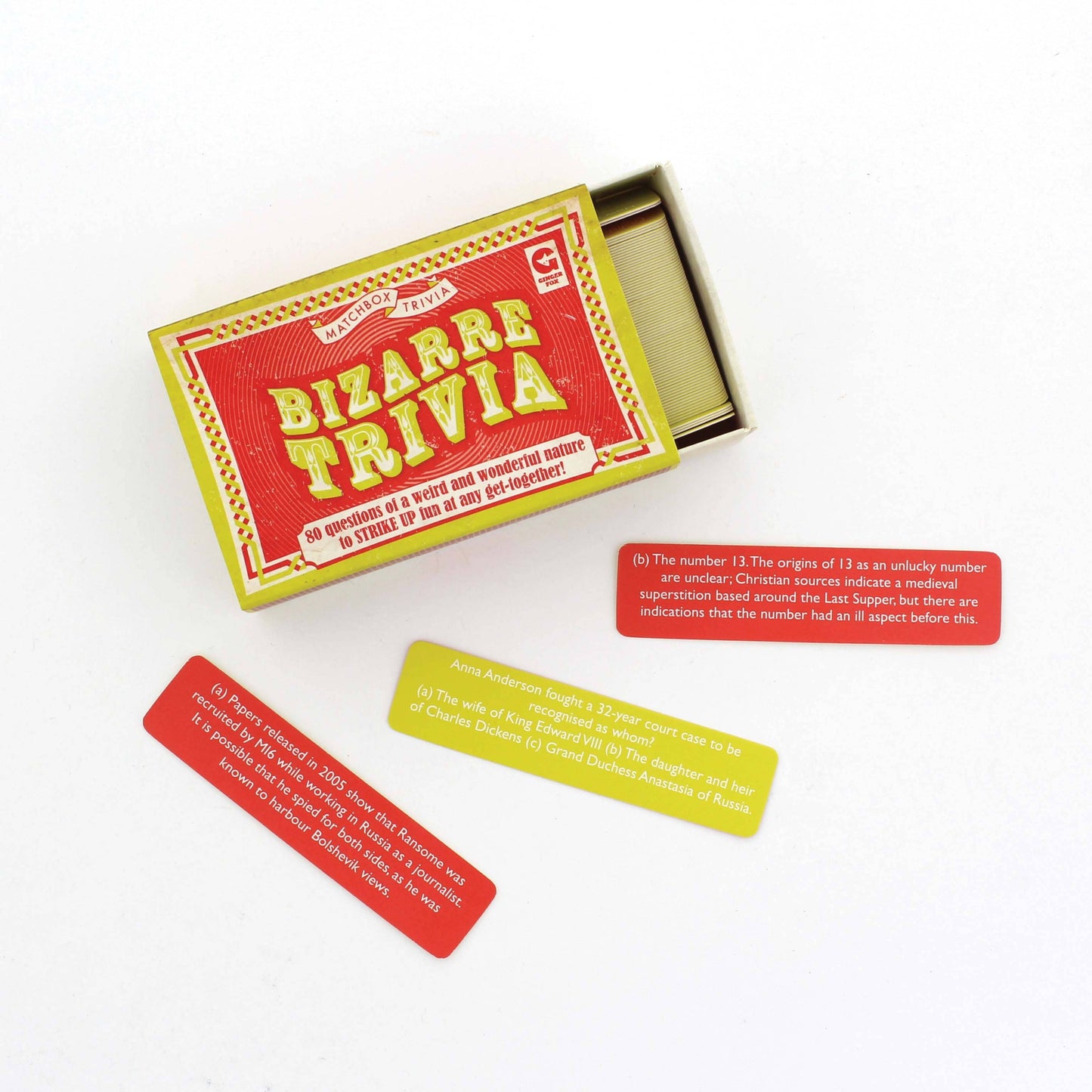 Bizarre Trivia Matchbox
