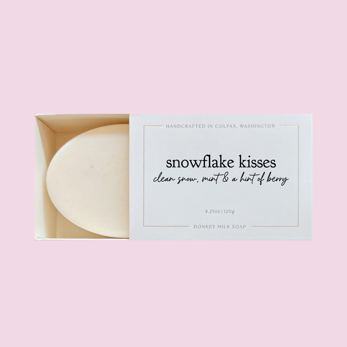 Snowflake Kisses Donkey Milk Soap