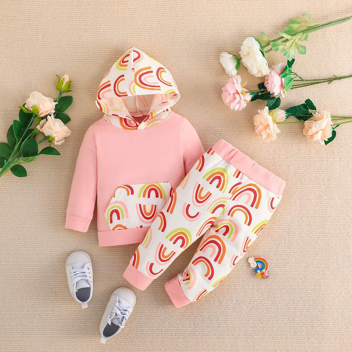 Rainbow Baby Outfit-Multiple Color Options