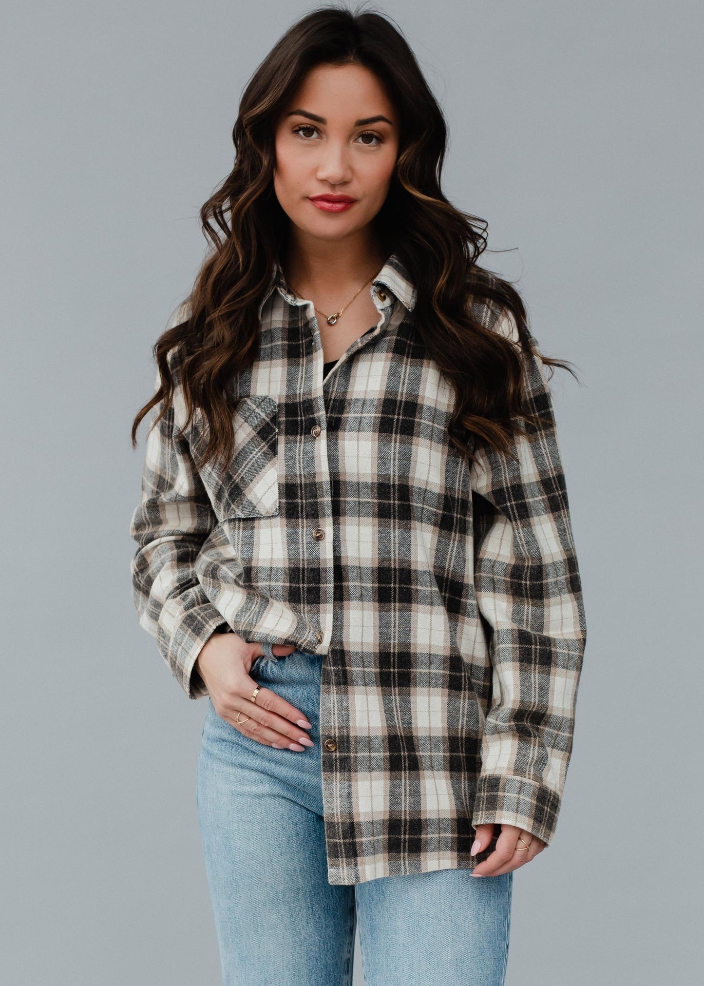 Rock & Roll Patch Flannel