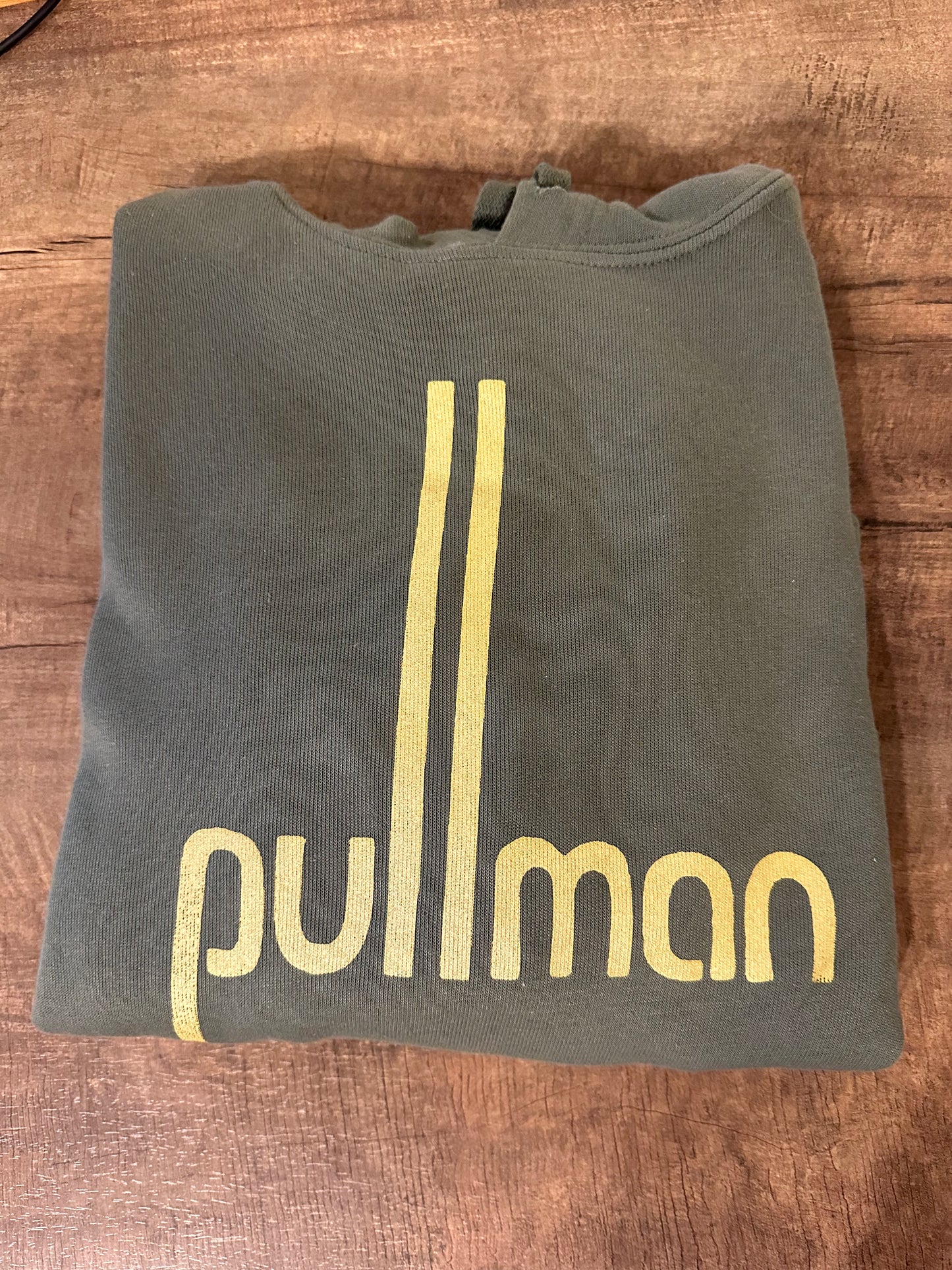 Cream/Green Pullman Hoodie