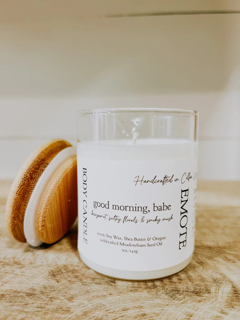 Good Morning Babe Body Candle