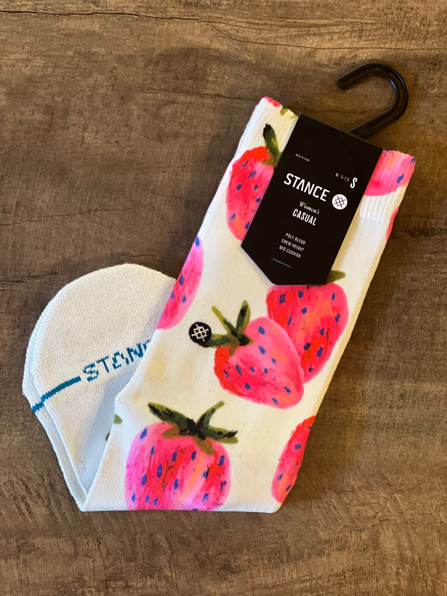 Pink Strawberry Socks