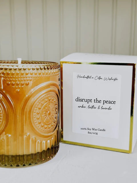 Disrupt The Peace Soy Candle