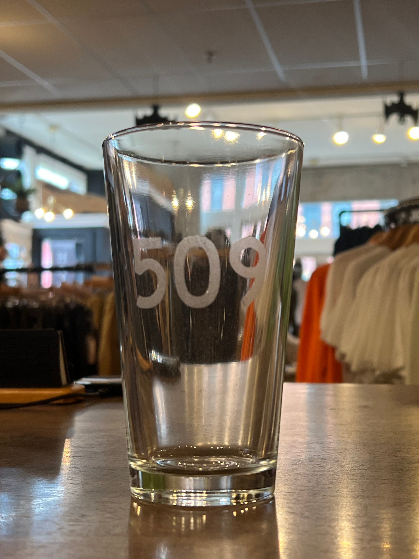 509 Zip Code Pint Glass