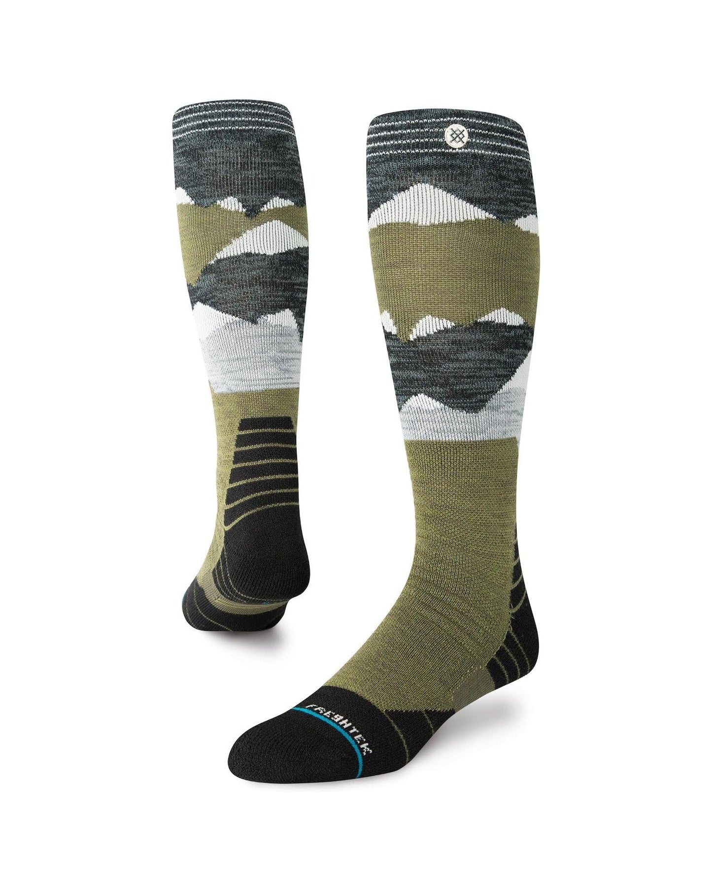 Stance Lonely Peaks Green Socks