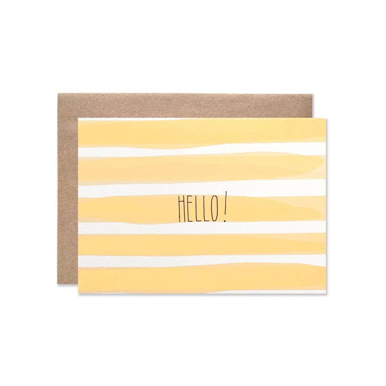 Hello Greeting Card