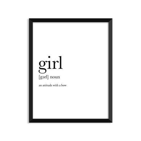 Girl Footnote
