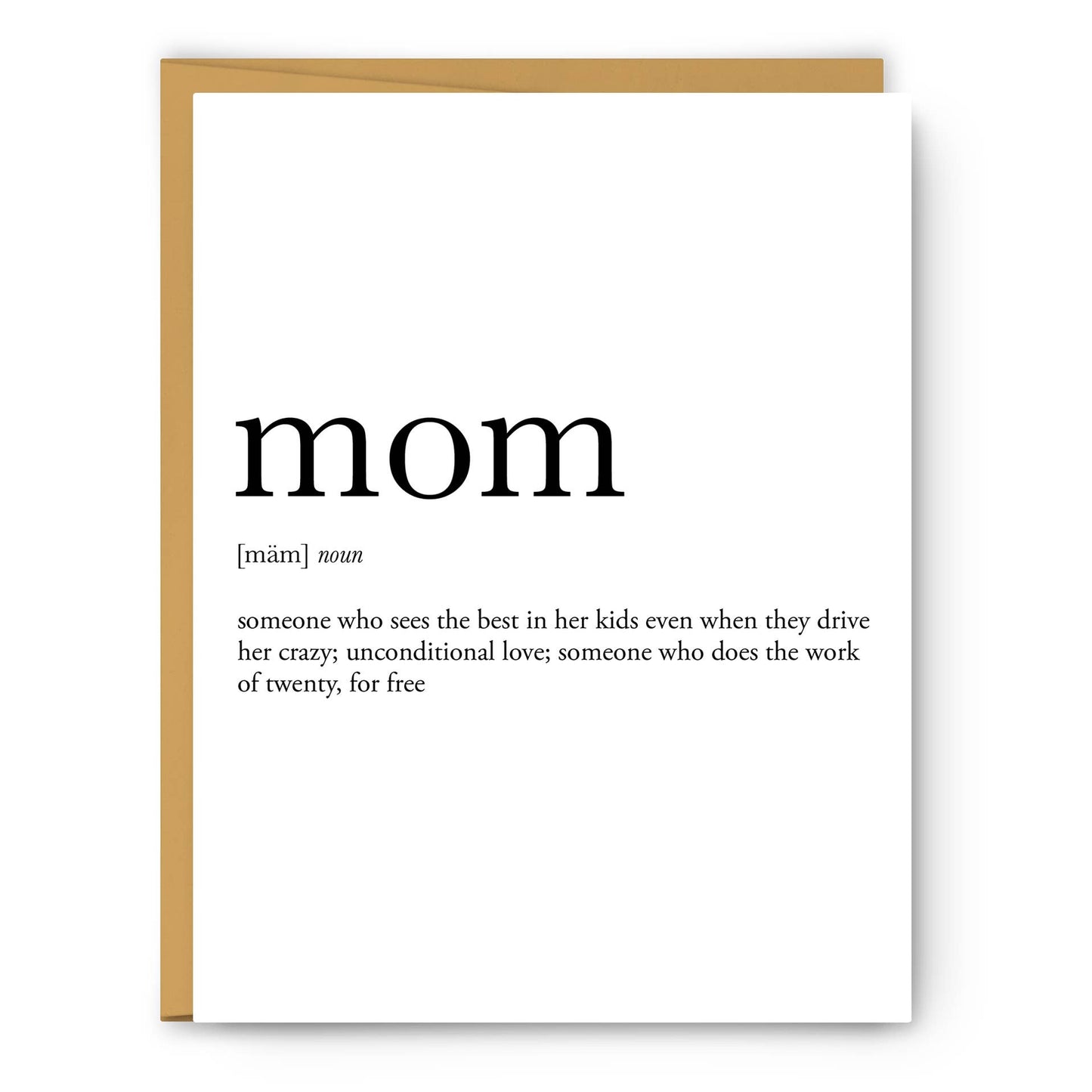 Mom Definition Card