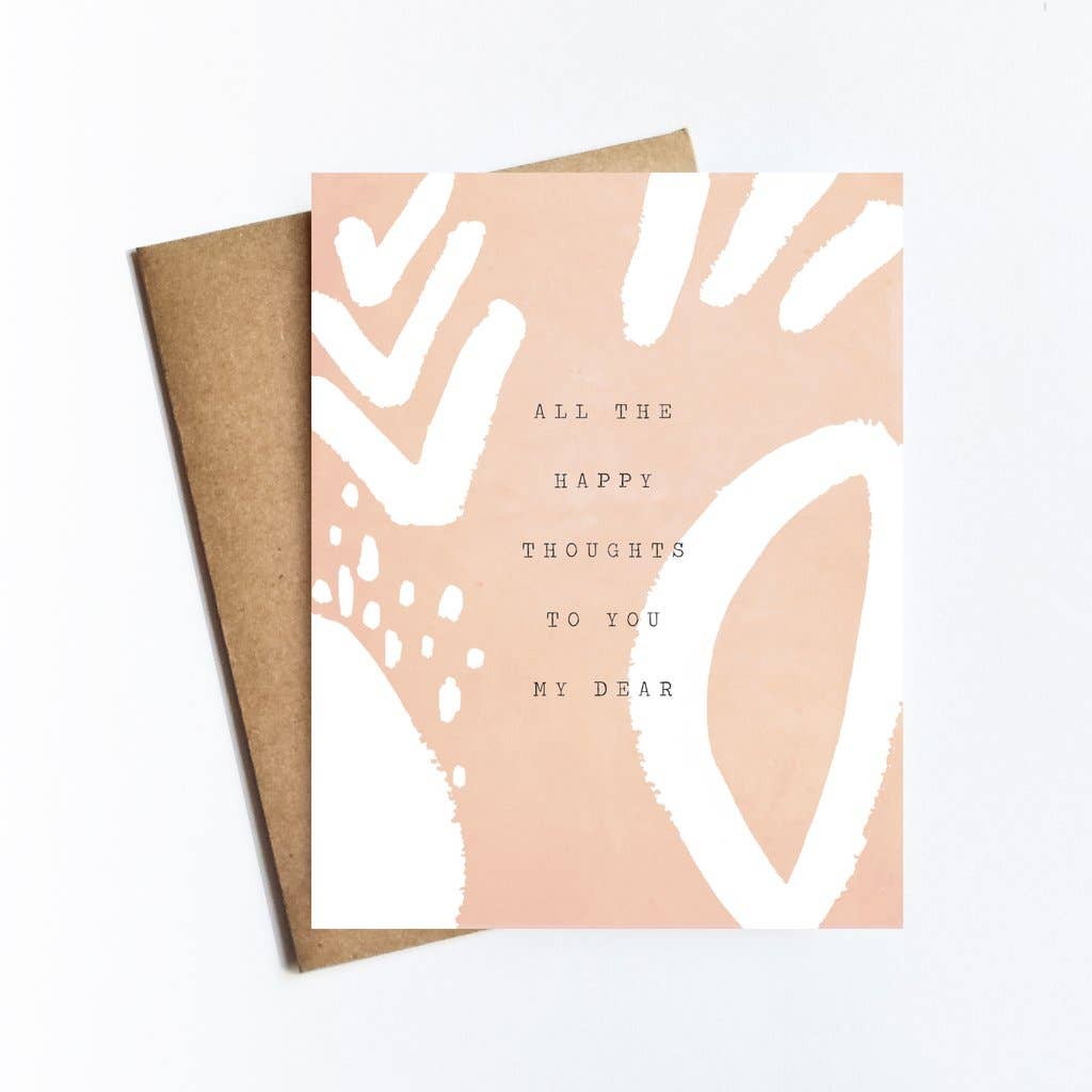 Happy Thoughts Greeting Card
