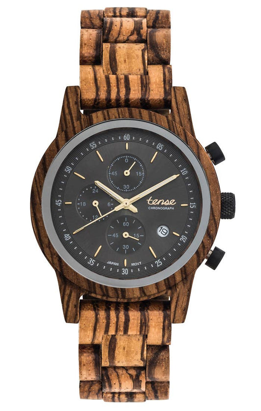 Tense Cambridge Watch - Zebra/Black/SG