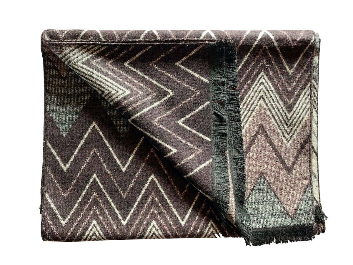 Swole Panda - Muted Zigzag Bamboo Scarf