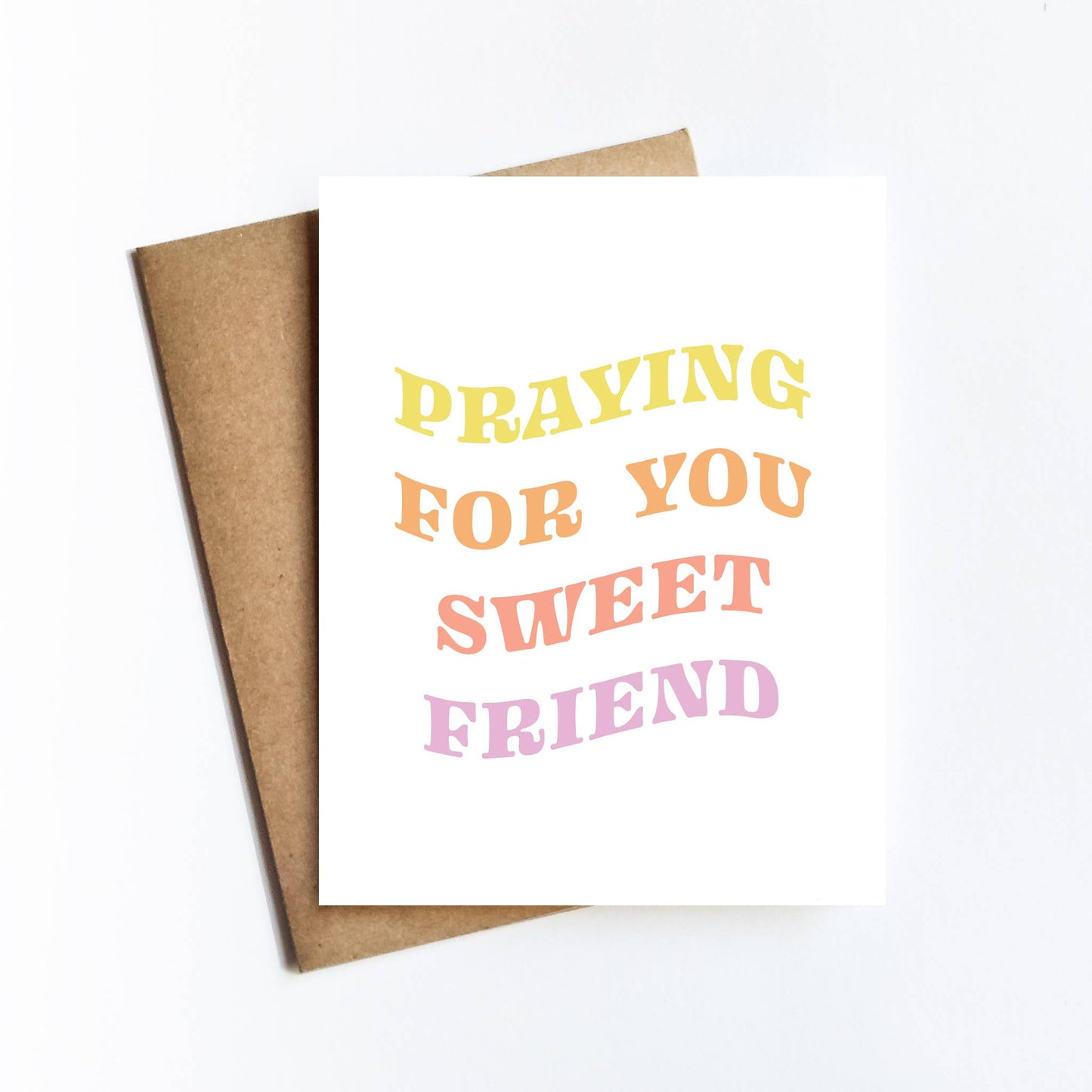 Praying For You Greeting Card