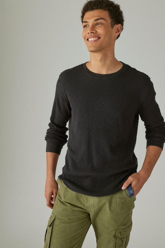 Garment Dye Thermal Crew - MULTIPLE COLORS