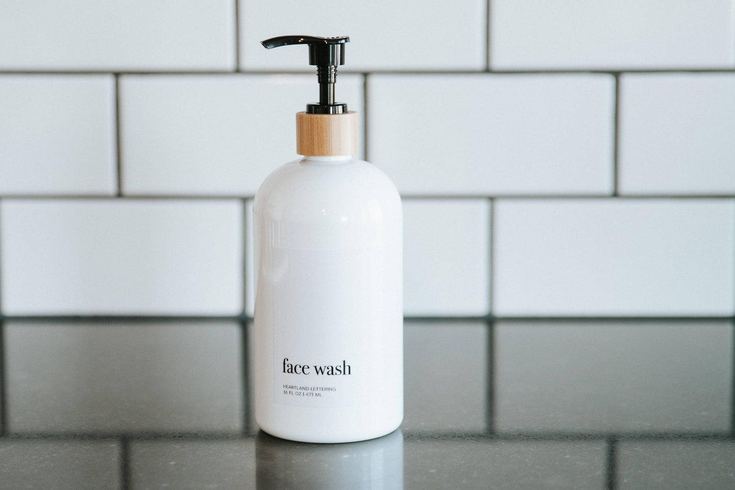 Minimalist Face Wash Dispenser