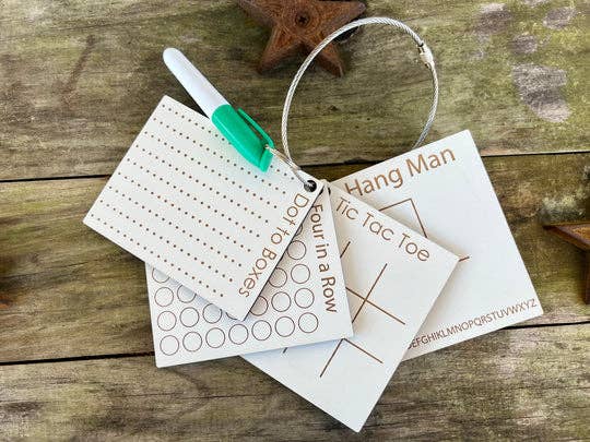 Dry Erase Travel Games