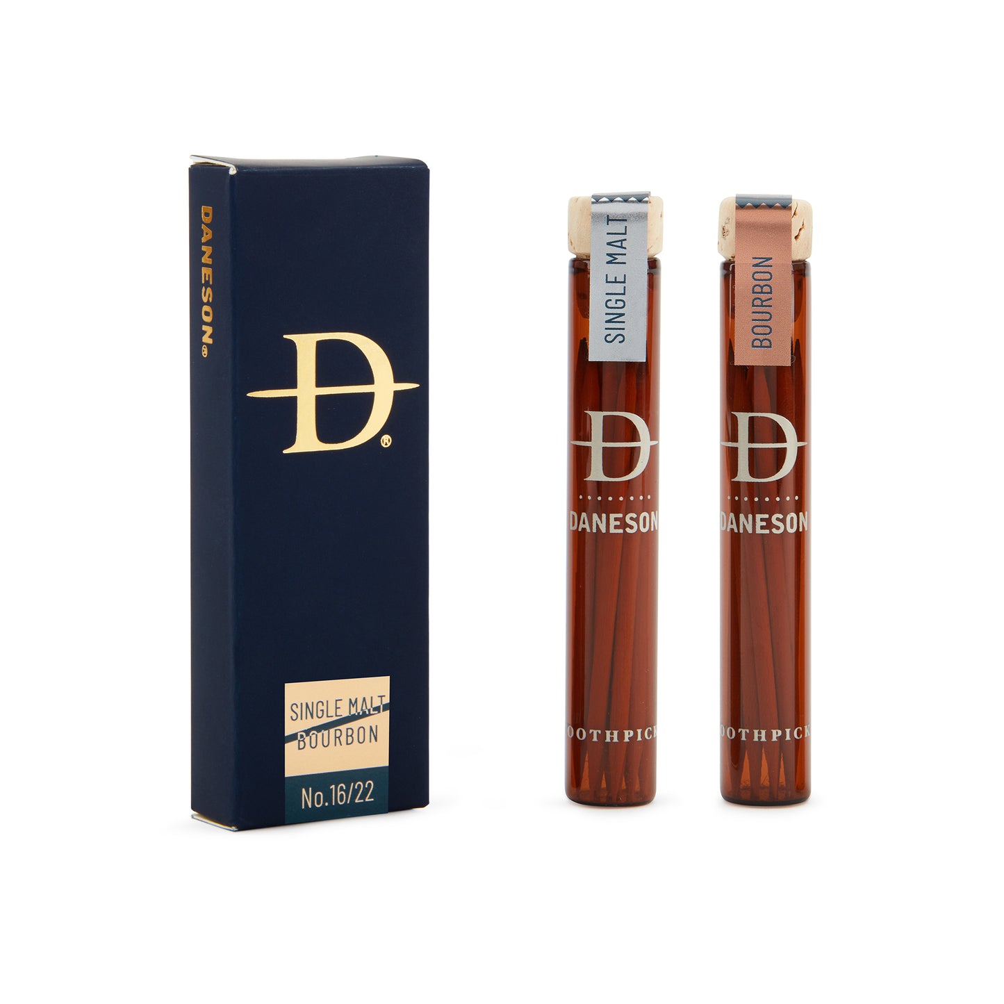 Single Malt & Bourbon Infused Toothpicks (2-Pack)