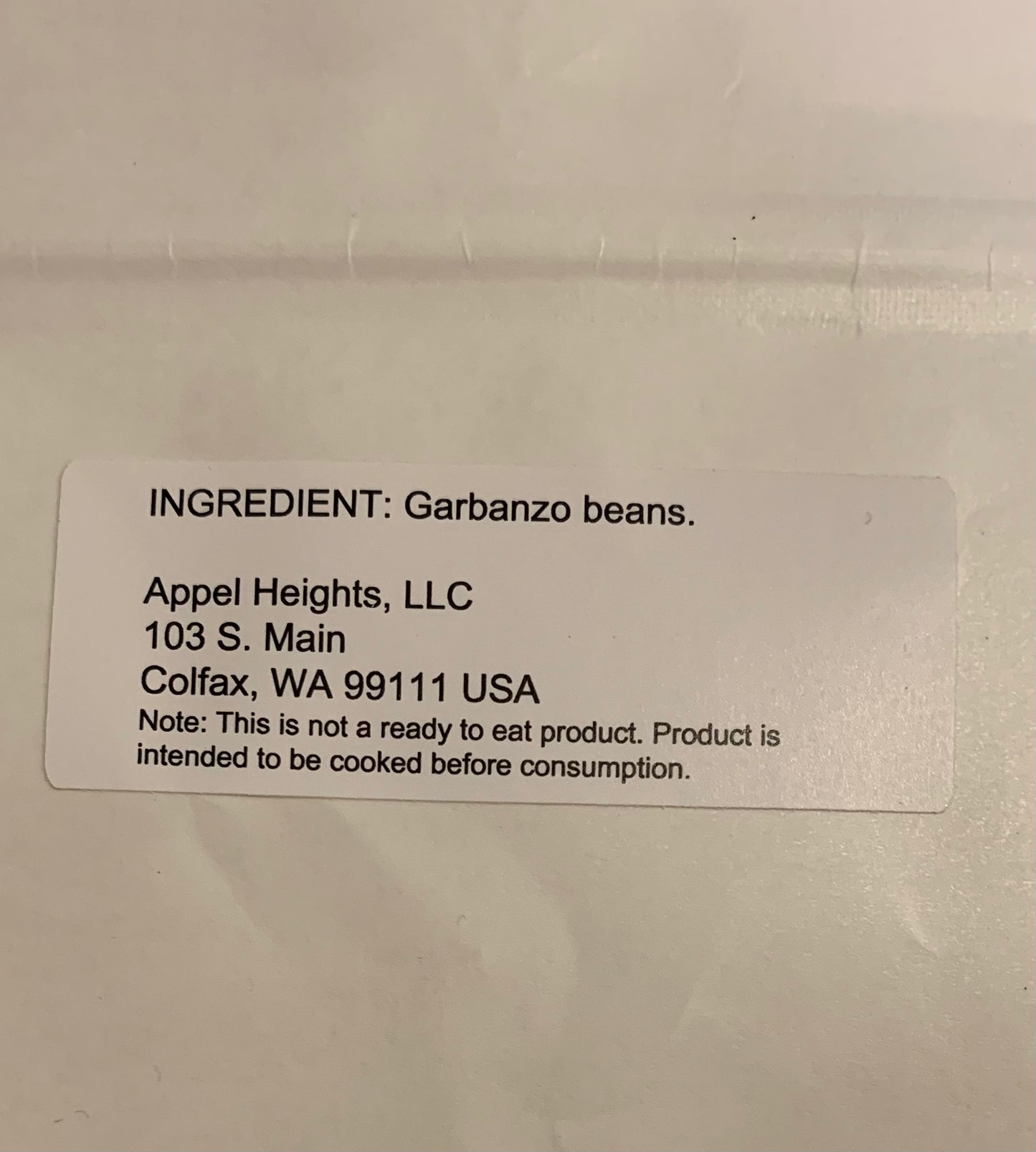 Appel Heights Garbanzo Bean Flour