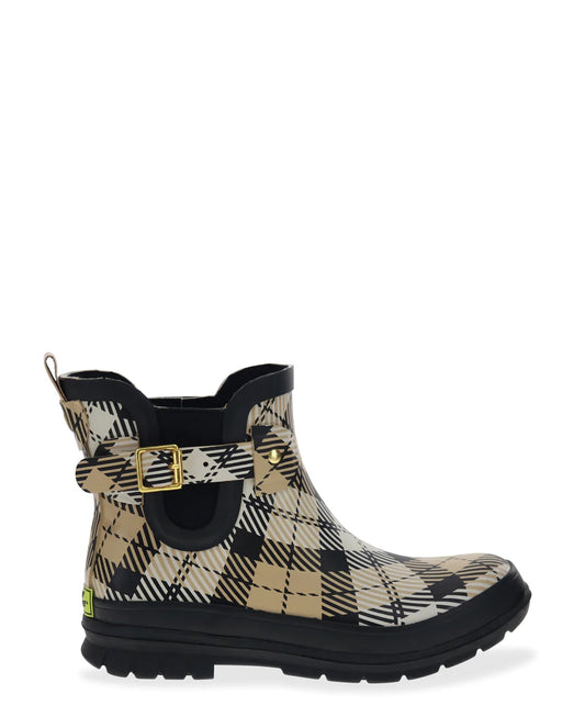 Plaid Waterproof Boots