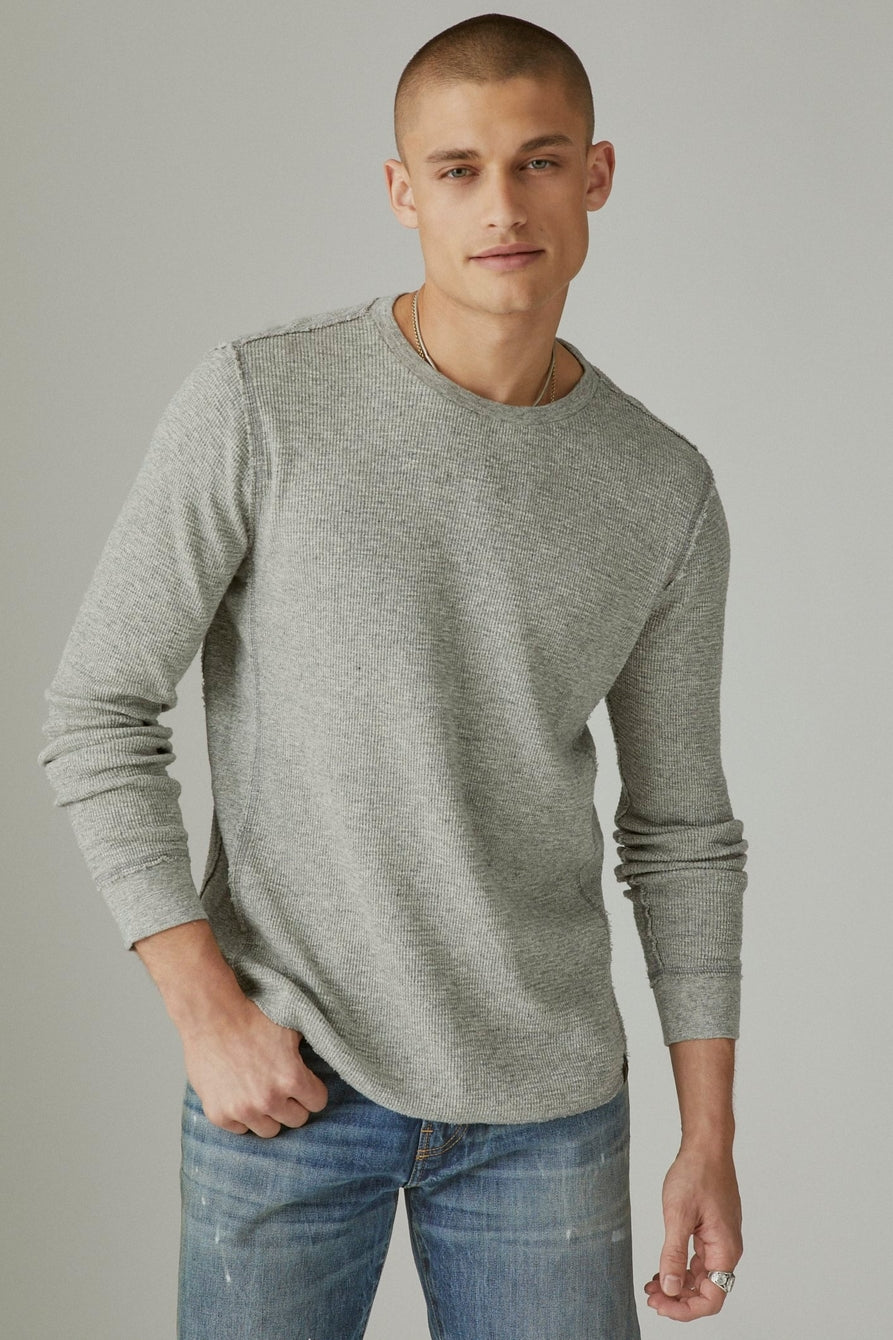 Garment Dye Thermal Crew - MULTIPLE COLORS