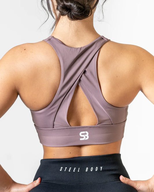 Steel Body Criss Cross Sports Bra