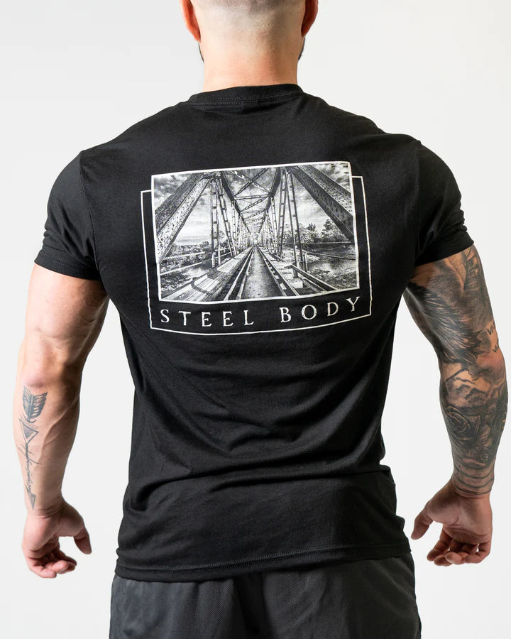 Steel Body Graphic T Shirt