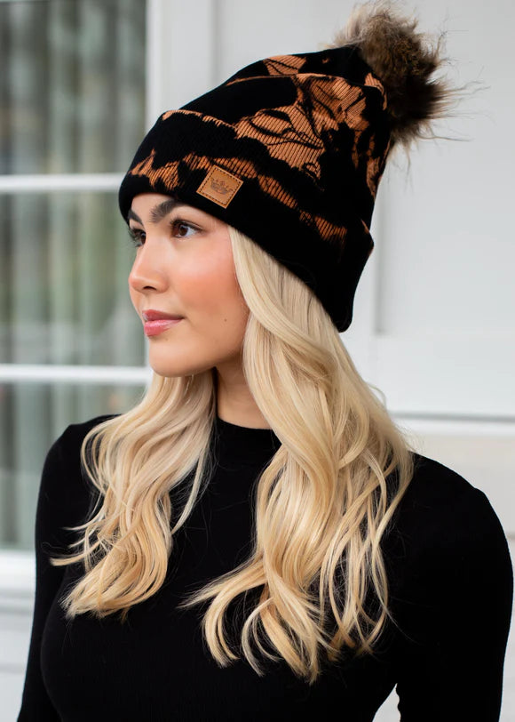 Tie Dye Pom Beanies - MULTIPLE COLOR OPTIONS