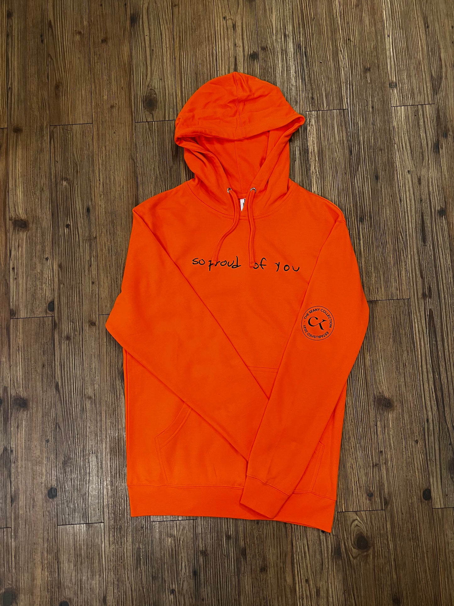 CK Exclusive So Proud Of You Hoodie - Construction Orange