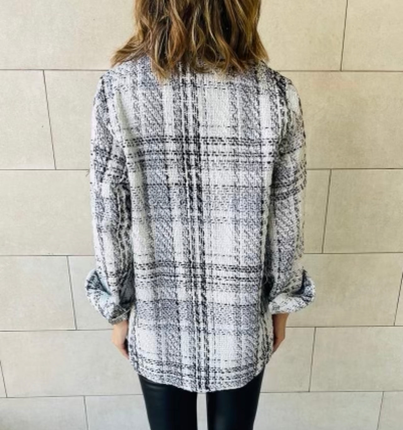 Sparkly Button Up Pattern Top