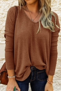 Light-Weight Waffle Knit Tops