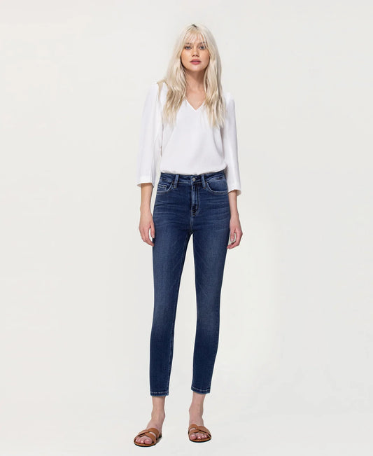 FLYING MONKEY- Dark Cropped Skinny Jeans