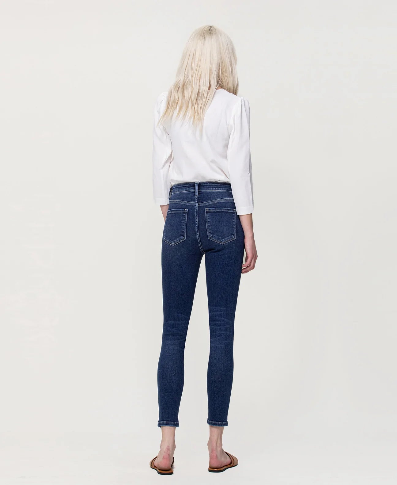 FLYING MONKEY- Dark Cropped Skinny Jeans