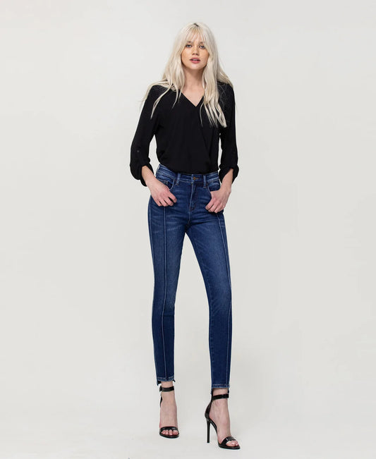 FLYING MONKEY-High Rise Skinny Jeans