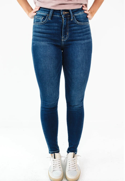 FLYING MONKEY- Blue Bleach Skinny Jean