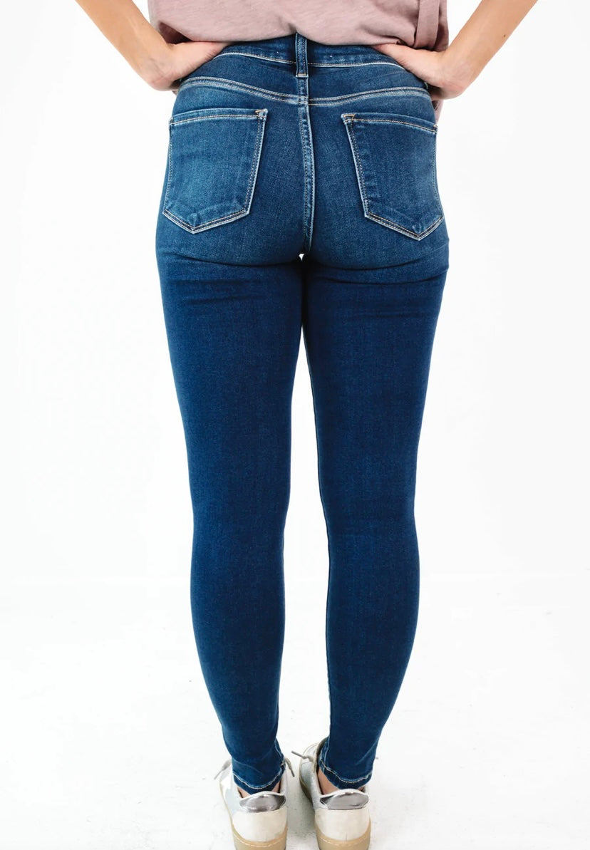 FLYING MONKEY- Blue Bleach Skinny Jean