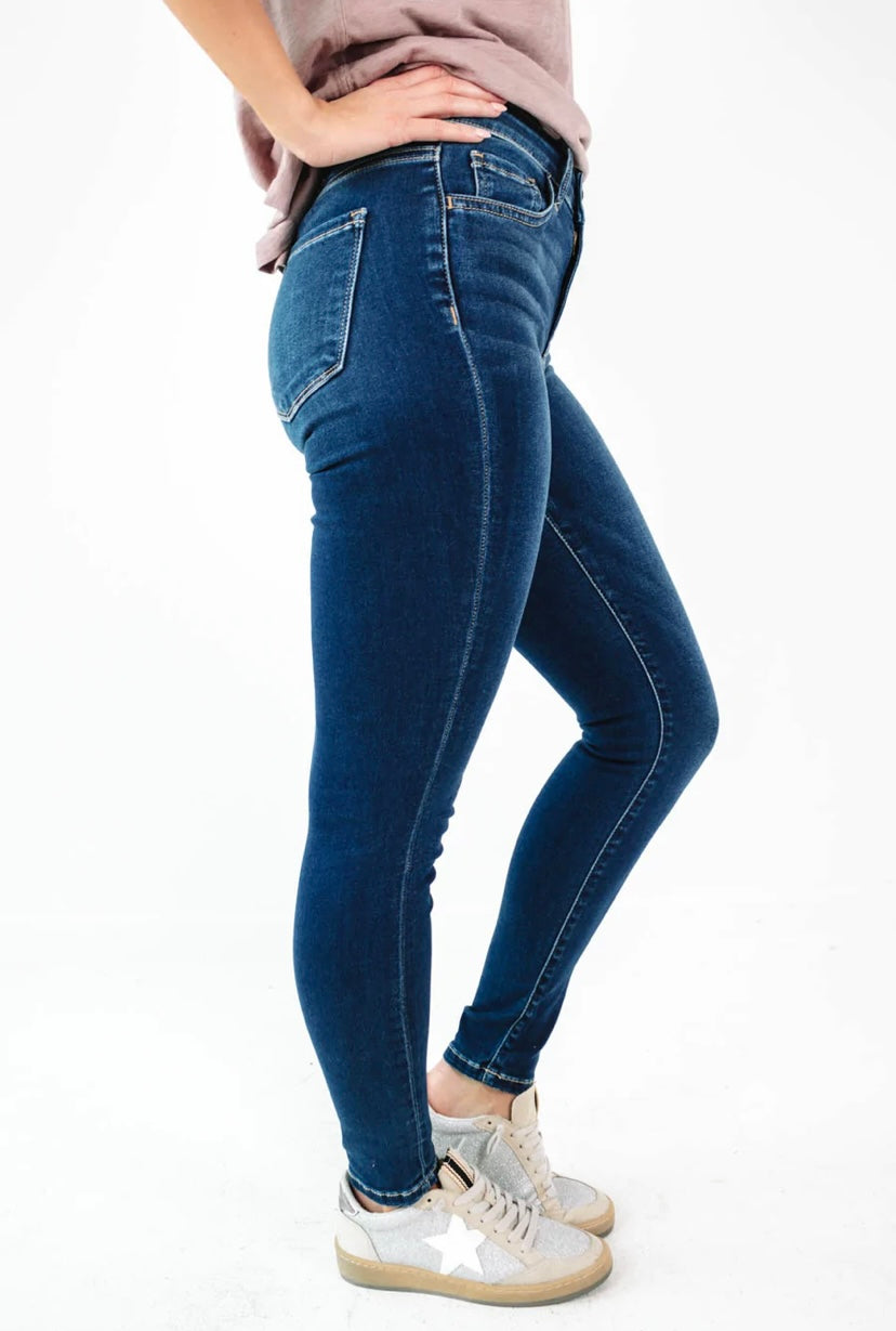 FLYING MONKEY- Blue Bleach Skinny Jean