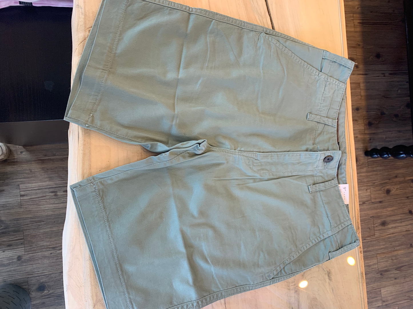 Lucky Brand 9" Stretch Twill Flat Front Shorts