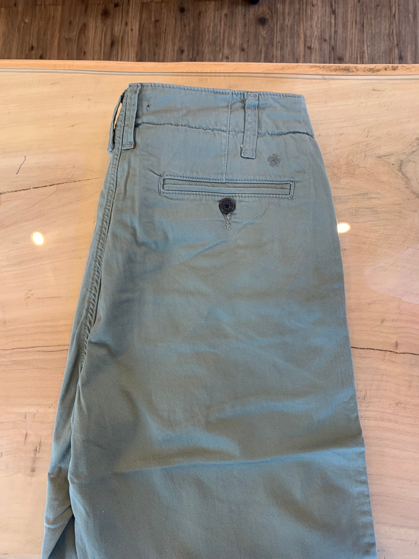 Lucky Brand 9" Stretch Twill Flat Front Shorts