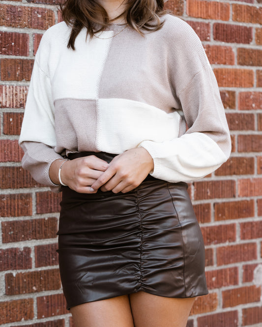 Solange Check Sweater