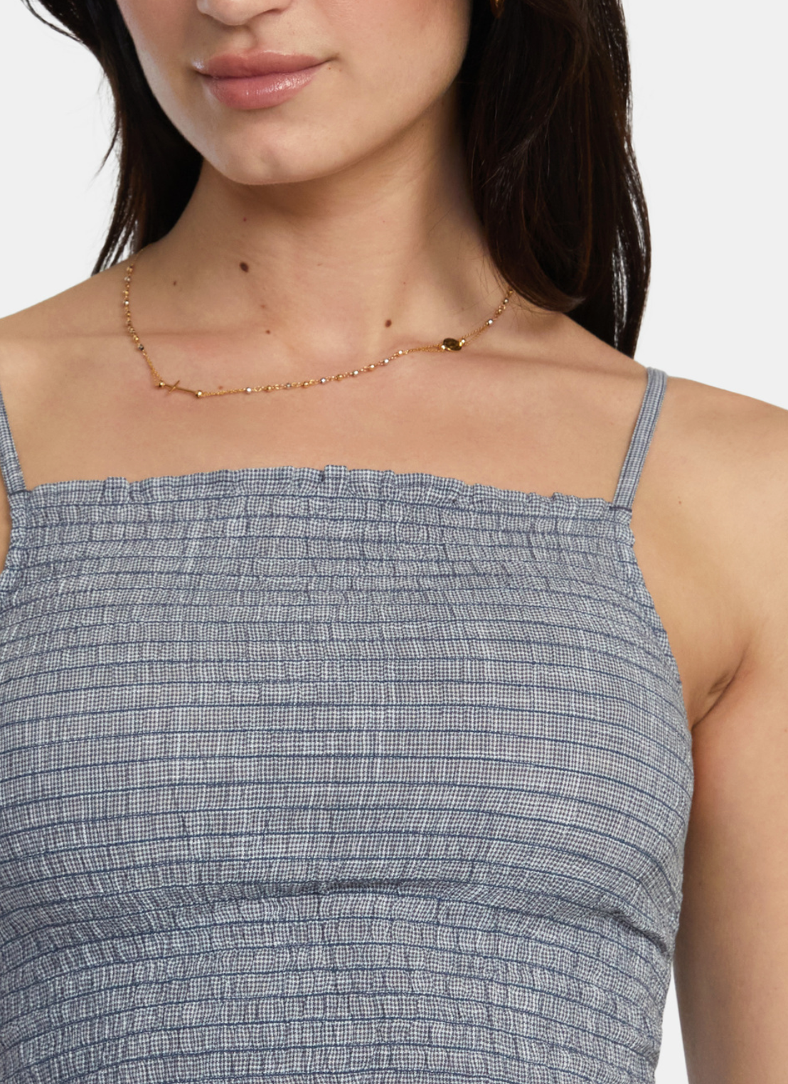 Houndstooth Revival Cropped Tank