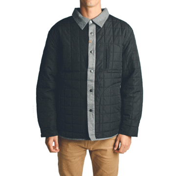Trader Overshirt Jacket - BLACK