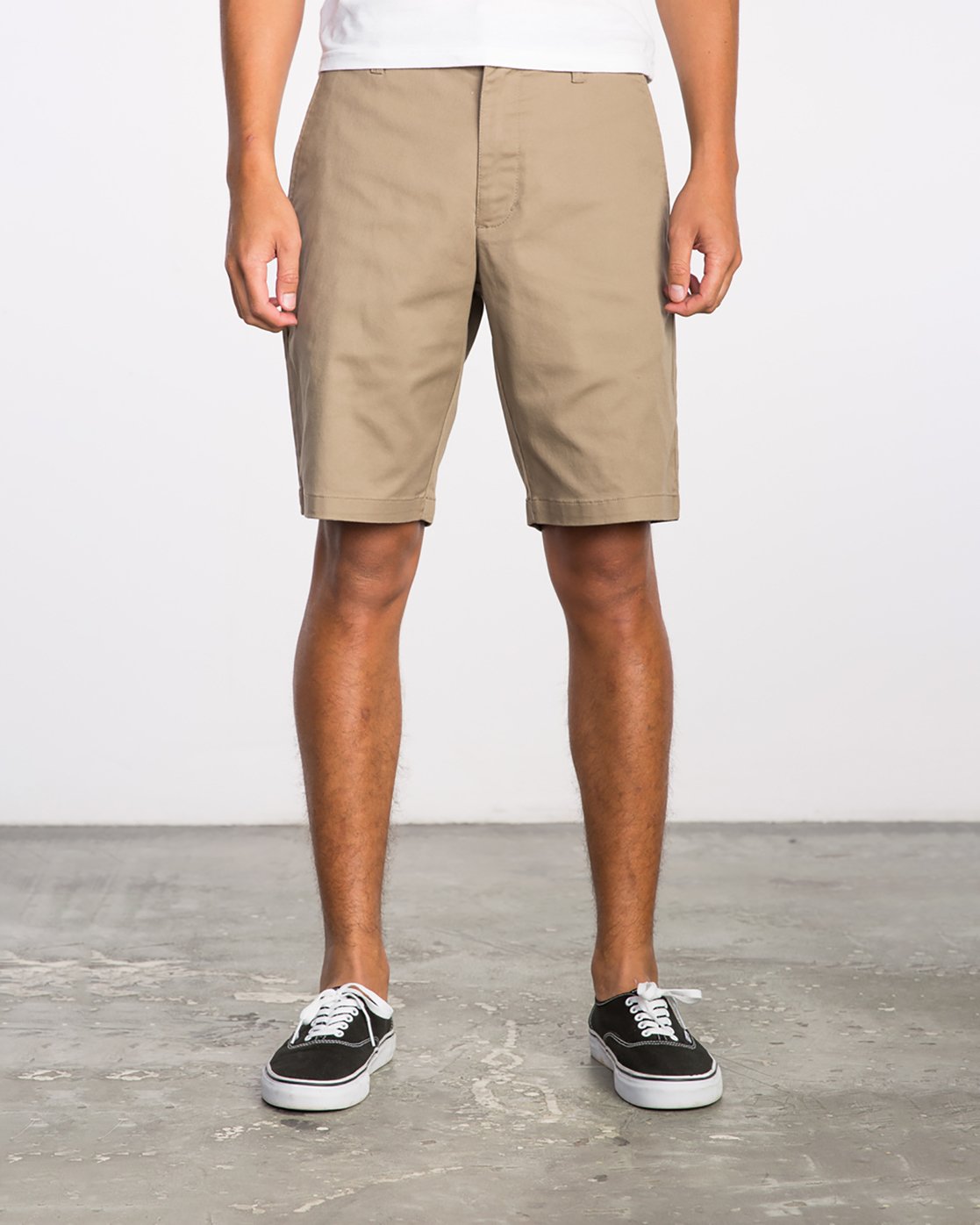 RVCA Weekend Stretch Short in Khaki
