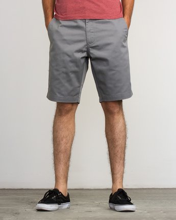 RVCA Weekend Stretch Short in Smoke