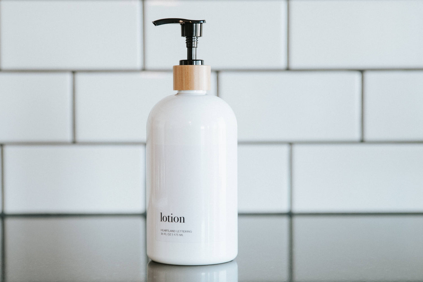 Minimalist Lotion Bottle