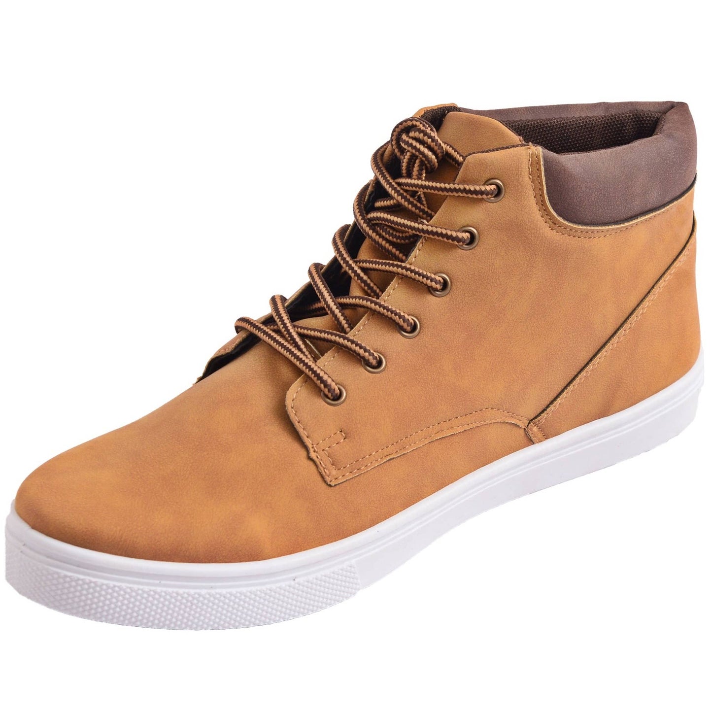 High Top Fashion Sneakers - TAN