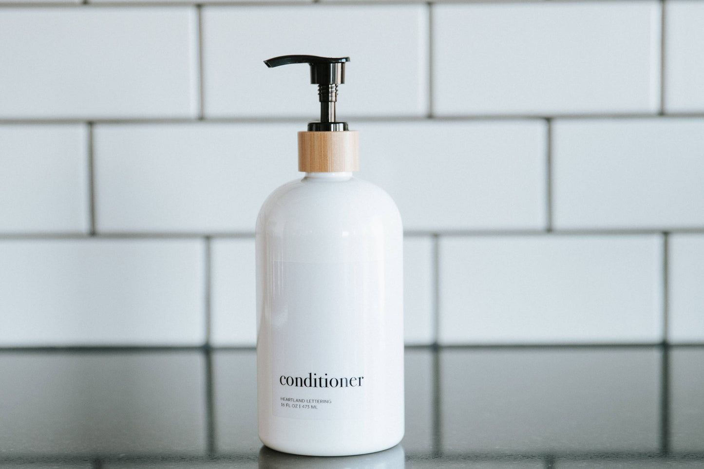Minimalist Conditioner Bottle