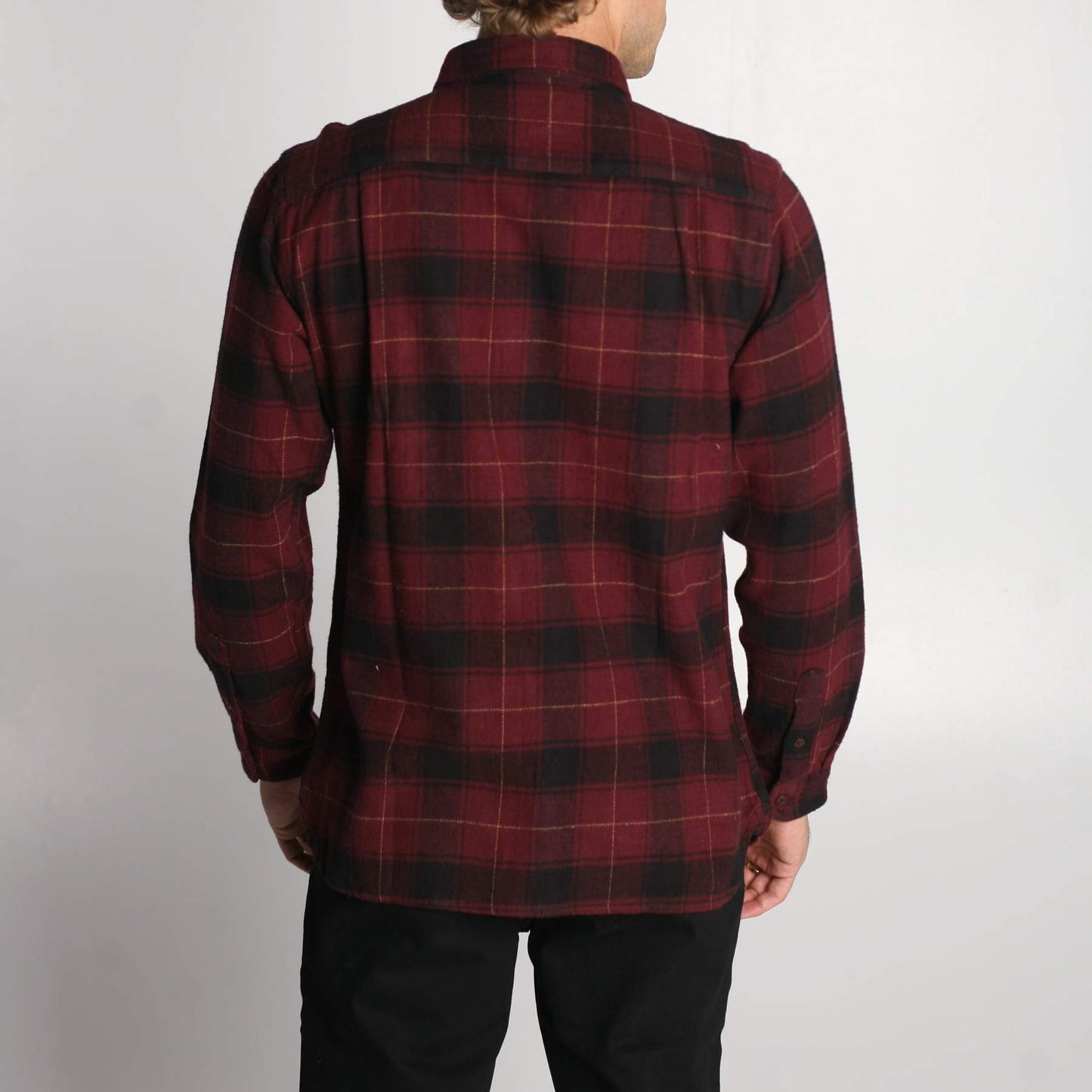 IM - Claxton Flannel - Oxblood