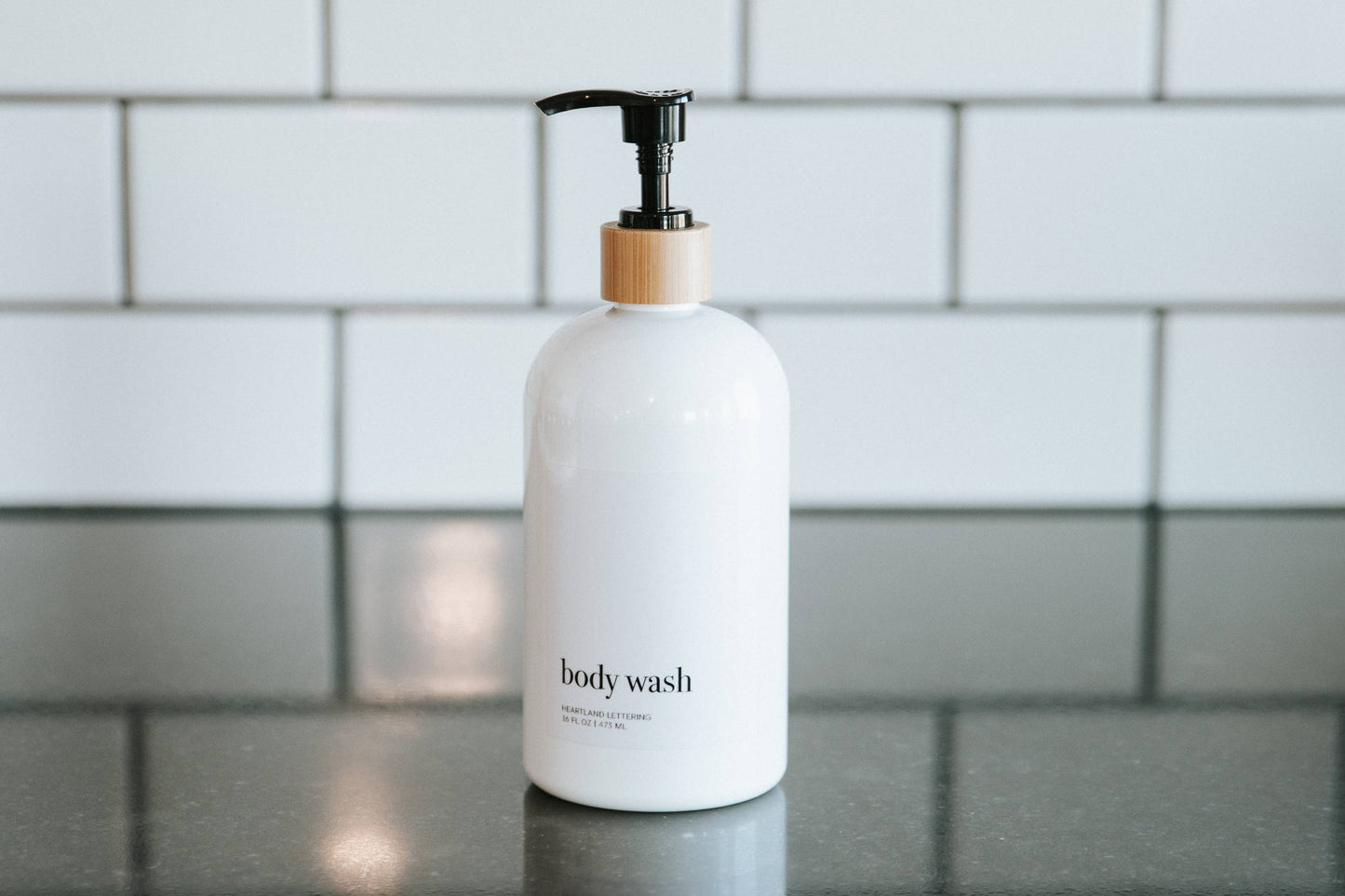 Minimalist Body Wash Dispenser