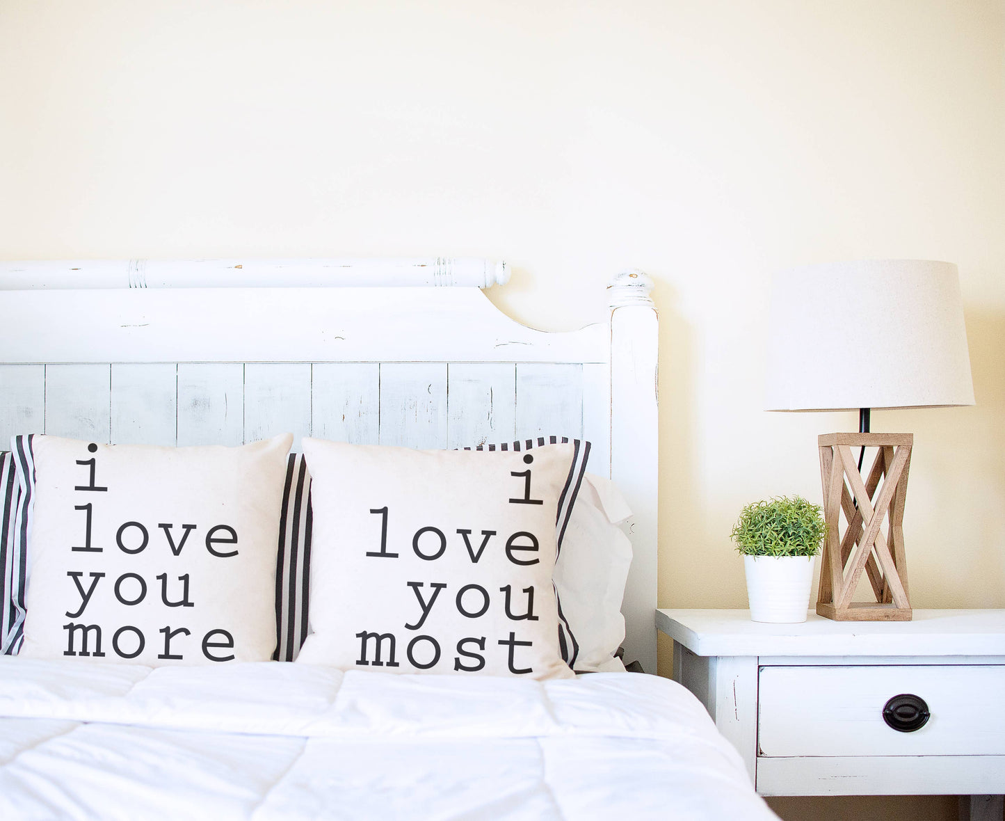I Love You More Pillow