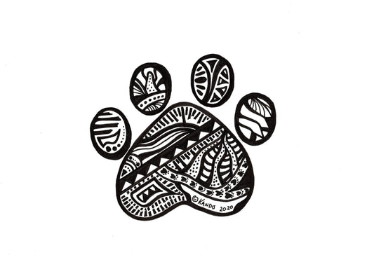 Paw Print Sticker